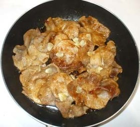 豚ロースのにんにく焼き♪孤独のグルメ