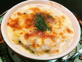 余りチャウダーでドリア♡シチューでも♬