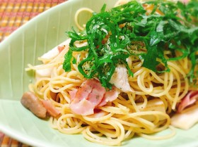 バター醤油で和風パスタ☆