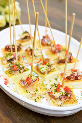 たこのピンチョス♪～たこ焼き味～