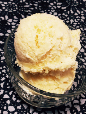 生クリ不要の簡単バニラヨーグルトアイス