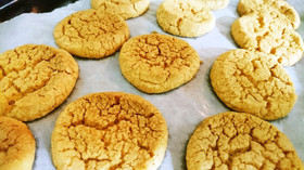 バターなし♥サクサクきな粉クッキー