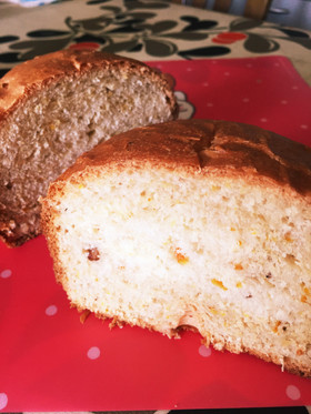 ココナッツオイルで＊オレンジピール食パン