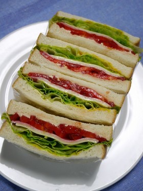 簡単！基本のＢＬＴボリュームサンド