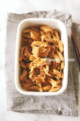 【常備菜】ささみのしぐれ煮。