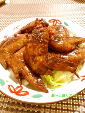 バター風味☆手羽先のスペアリブ風☆