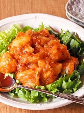 簡単✽たらのチリソース