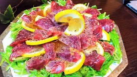 旬★夏【カツオと新生姜のカルパッチョ風】