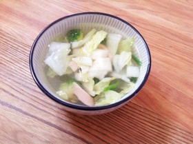 簡単ぽかぽか魚ニソ雑煮