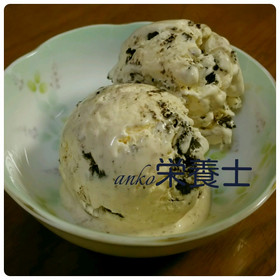 ★簡単絶品♪クッキー&クリームジェラート