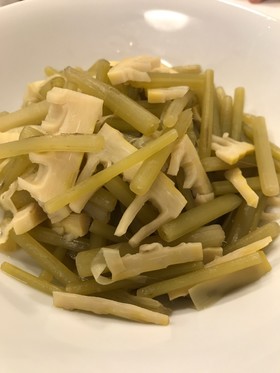 蕗と筍の煮びたし