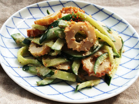 簡単！ちくわとキュウリの和え物