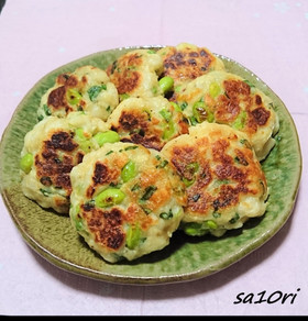 枝豆入り！豆腐とはんぺんのふわっと焼き！