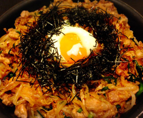 簡単★節約★豚コマと切干し大根のビビンバ