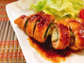 マッシュポテト入り照り焼きチキン☆