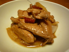 ✿つるりん手羽中＆とろりん新玉ねぎ煮