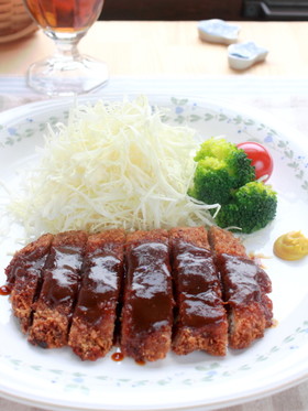 薄切り肉で『簡単味噌カツ』
