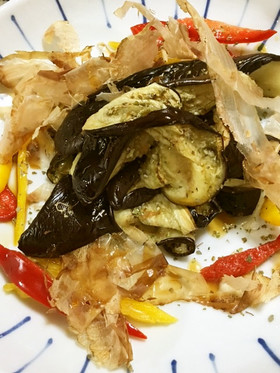 変わり焼きなすのポン酢風味