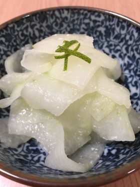 超簡単なのに美味しい 冬瓜の浅漬け
