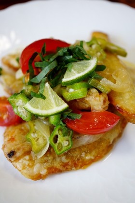 キスのすだちマリネ