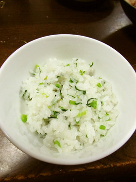 シンプルな菜飯