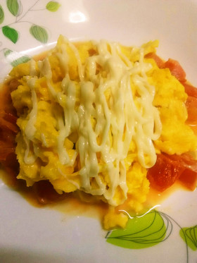 簡単!トマトと卵DEマヨネーズ炒め♪