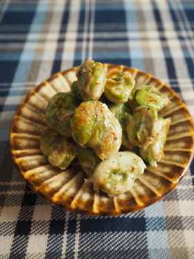 そら豆のチーズ焼き