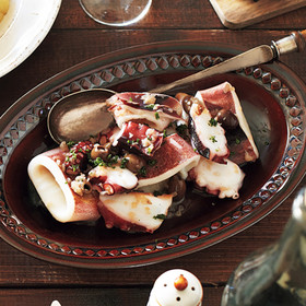 魚介のナポリ風オリーブ煮込み