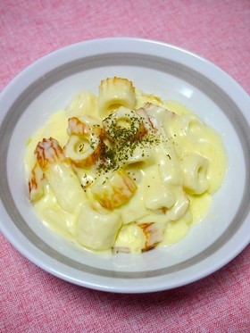 ヘルシー！竹輪でマカロニチーズ風