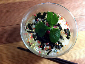 白だし茶漬け ♡ ぶぶあられ トッピング