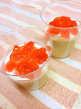 スプーンで口どけ♡爽やかレアチーズケーキ