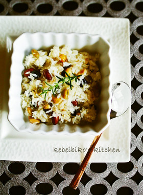 発芽豆の炊き込みご飯