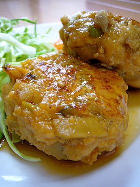 子供も大好き♡簡単♪てりやき☆蓮根つくね