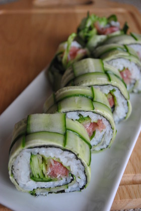 きゅうりの飾り巻き（巻き寿司）